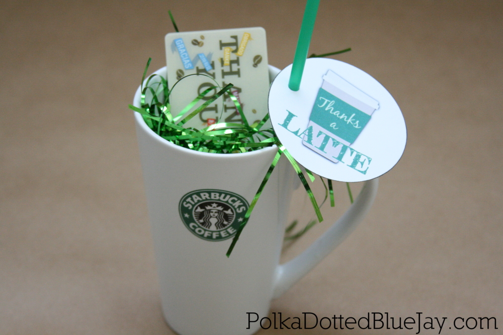 Make this easy boss's day gift with a Thanks a Latte printable and a gift card. Who do you need to Thank a Latte?