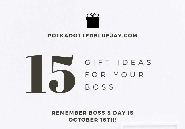 Affordable Bosses Day Gift Ideas Polka Dotted Blue Jay