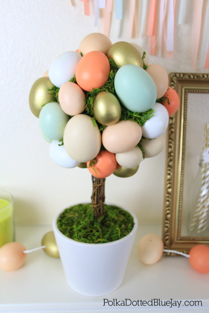 Setting up a pretty pastel Easter Mantle is easy with supplies from Target and an Etsy printable. Click through to see all the details.
