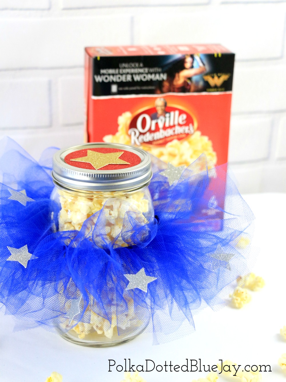 Get ready to celebrate the new Wonder Woman movie with DIY Jar Tutus perfect for a movie night!