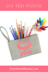 I love using FriXion erasable pens and markers to add some color to my to-do lists without having to worry about making a mistake. They erase and don't mess up my to-do list. Click here to see how to make a DIY pen pouch to help keep you organized. #ad #PilotYourLife