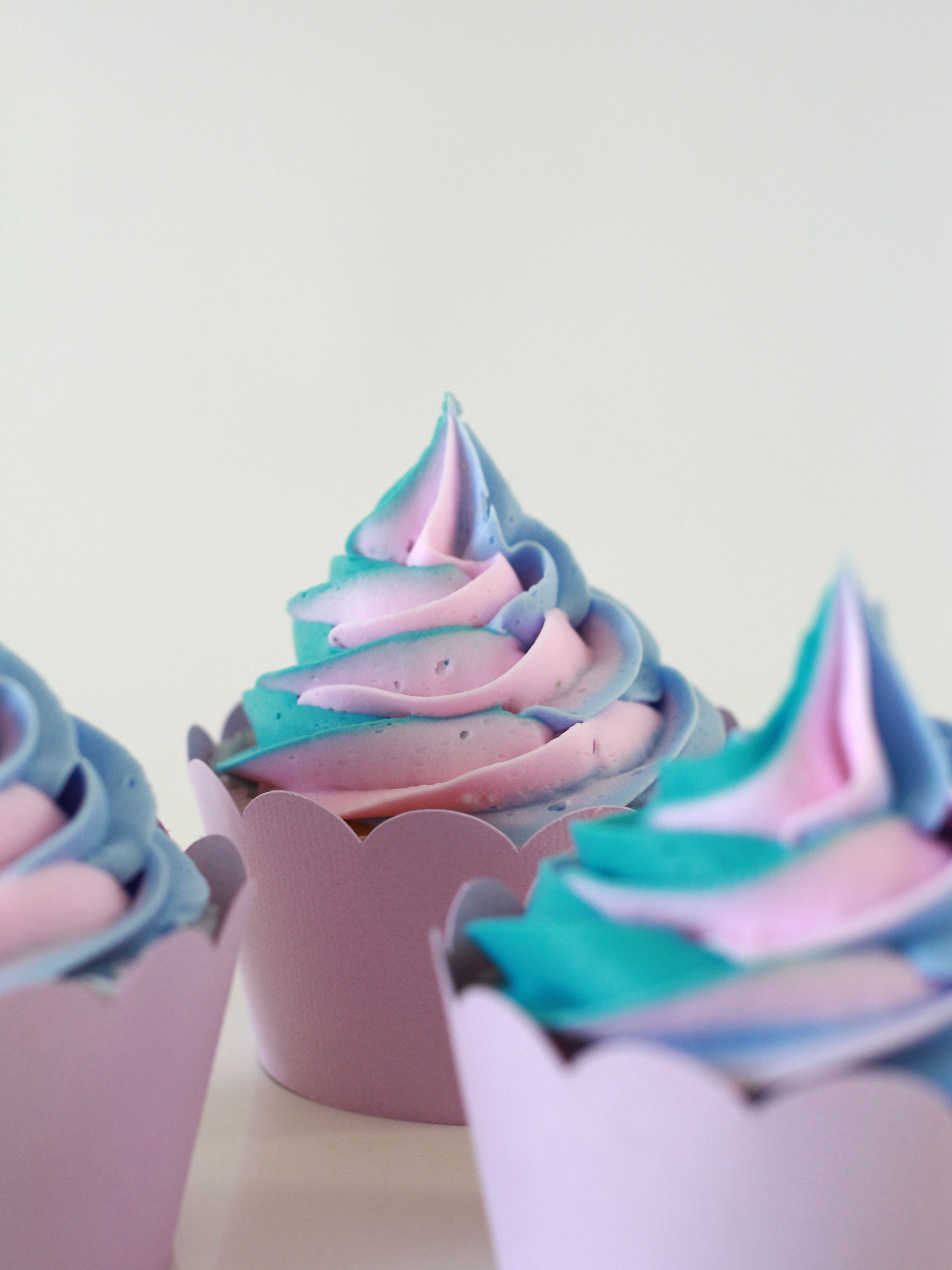 Click here to see how easy it is to make swirl cupcakes. NO fancy equipment required! The color options are limitless and can be customized for any occasion.