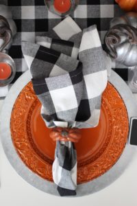 I love decorating for the holidays and I set up my decorations as early as I can and my Black and White Buffalo Plaid Thanksgiving Tablescape is ready to go. Click here to see more from Polka Dotted Blue Jay.