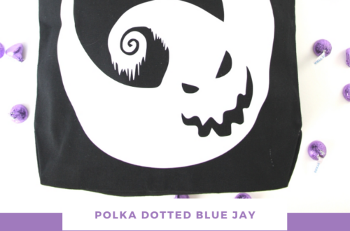 Make this easy DIY The Nightmare Before Christmas Trick or Treat Bag in under 10 minutes. Click here to see the easy craft from Polka Dotted Blue Jay.
