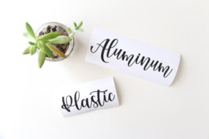 I love finding ways to be more productive at home and make our house a little more organized. I made some simple, but impactful, recycling labels for our paper, aluminum, and plastic, and I can’t believe it took me so long to do it! I also share how to make sure your letters don’t overlap and cut into each other with your Silhouette Cameo.