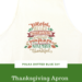 I loved the idea of making a Thanksgiving apron with one of my favorite Thanksgiving designs from the Silhouette Design Store. It was my first time layering heat transfer vinyl in multiple colors and I love the way my Thanksgiving apron turned out.