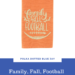 Make this Family, Fall, and Football glitter hand towel craft from start to finish in under 15 minutes. Click here to read more.