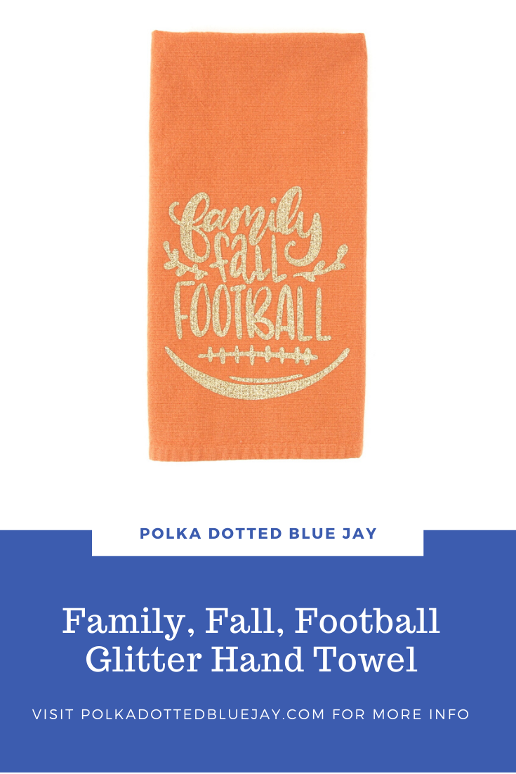 Make this Family, Fall, and Football glitter hand towel craft from start to finish in under 15 minutes. Click here to read more.