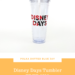 Grab this FREE "Disney Days" SVG to make a DIY Disney Days tumbler for your next trip to Disney - or for a fun movie night at home! Click here to get all the details and a tutorial.