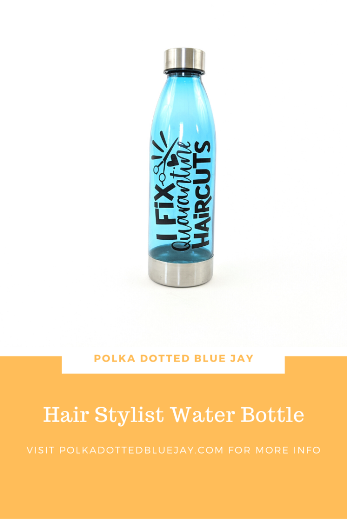 Thank goodness for stylists who will be able to save us from all these new bangs, wife-haircuts, and the hair that hasn’t been cut at all. Make this hair stylist water bottle as a thank you gift for your next hair appointment. Click here to see the whole tutorial.