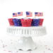 Make these festive 4th of July Star Cupcake Wrappers with just some cardstock and your Silhouette Cameo 4. Click here to see the tutorial.