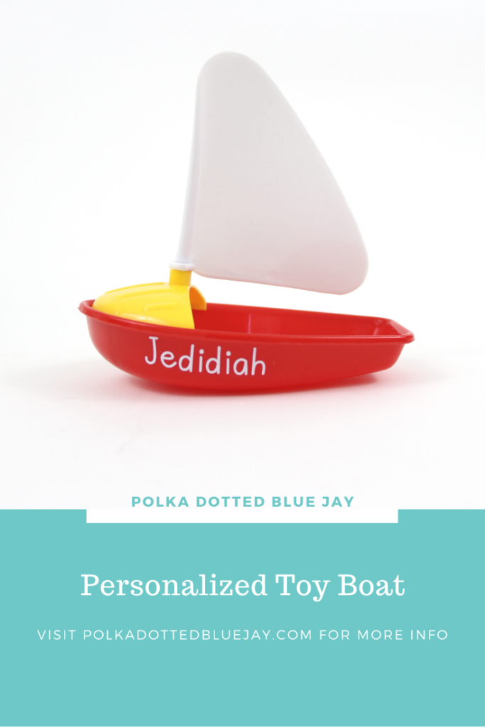 Make a personalized toy boat in under 10 minutes with this tutorial for adding a name to the side of a toy boat. Click here to see the DIY.