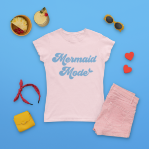 FREE Mermaid Mode SVG. Get this free mermaid mode cut file for your craft projects.