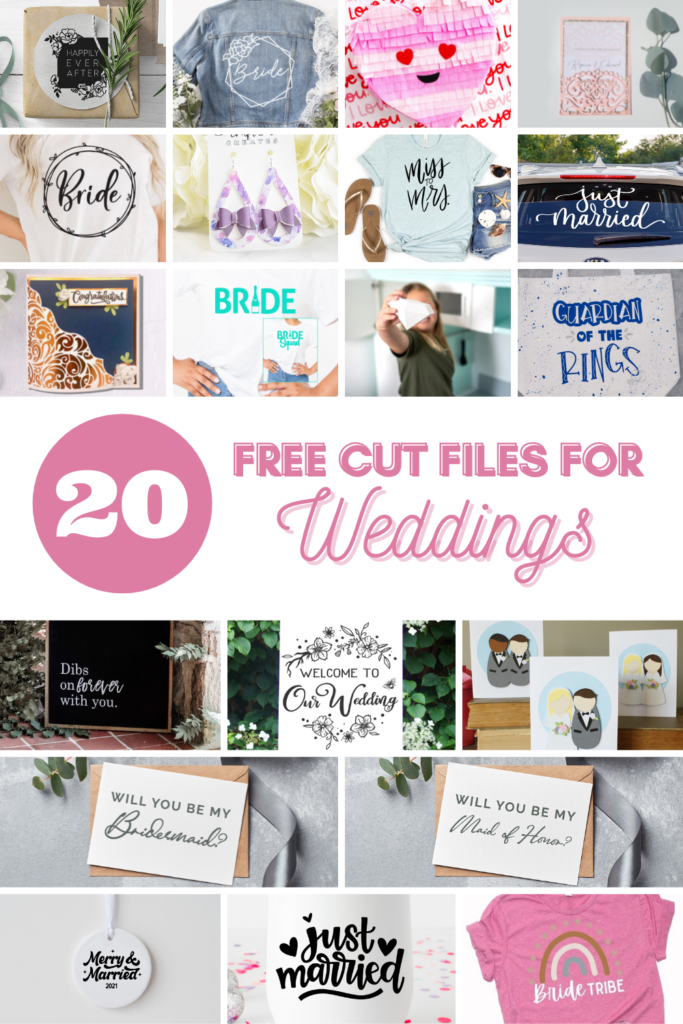 20 FREE Wedding Cut Files