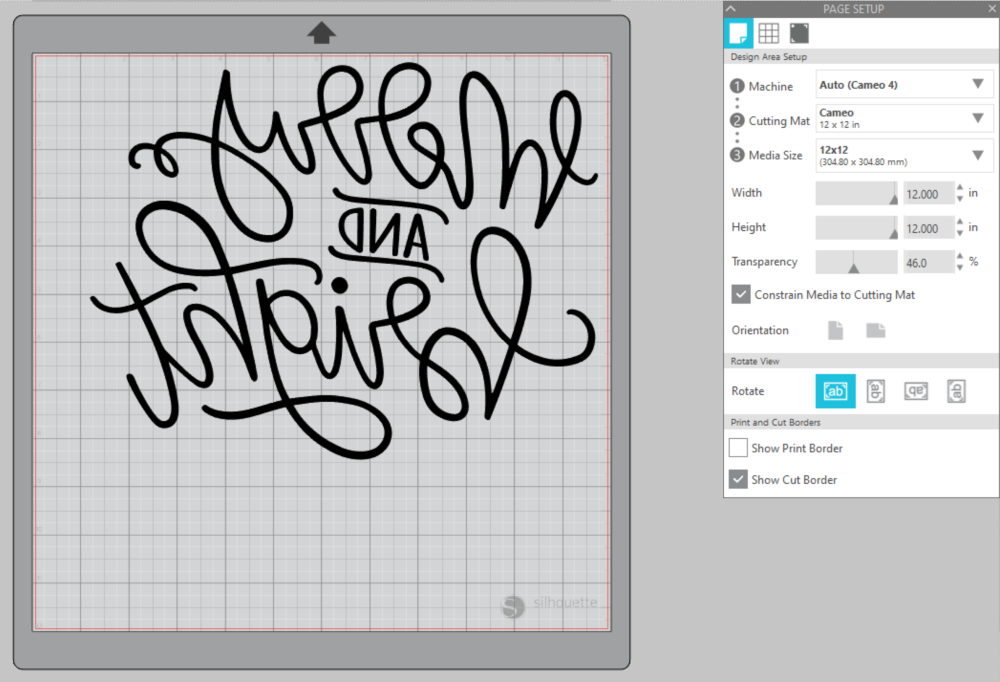 merry and bright hand lettered svg