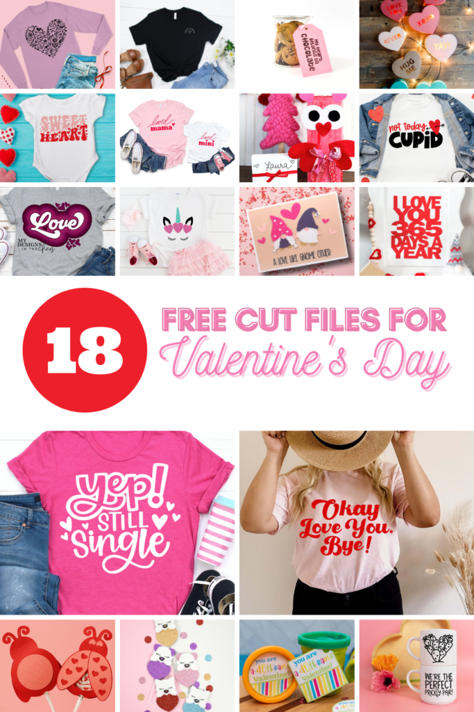 18 FREE Valentine's Day Cut Files