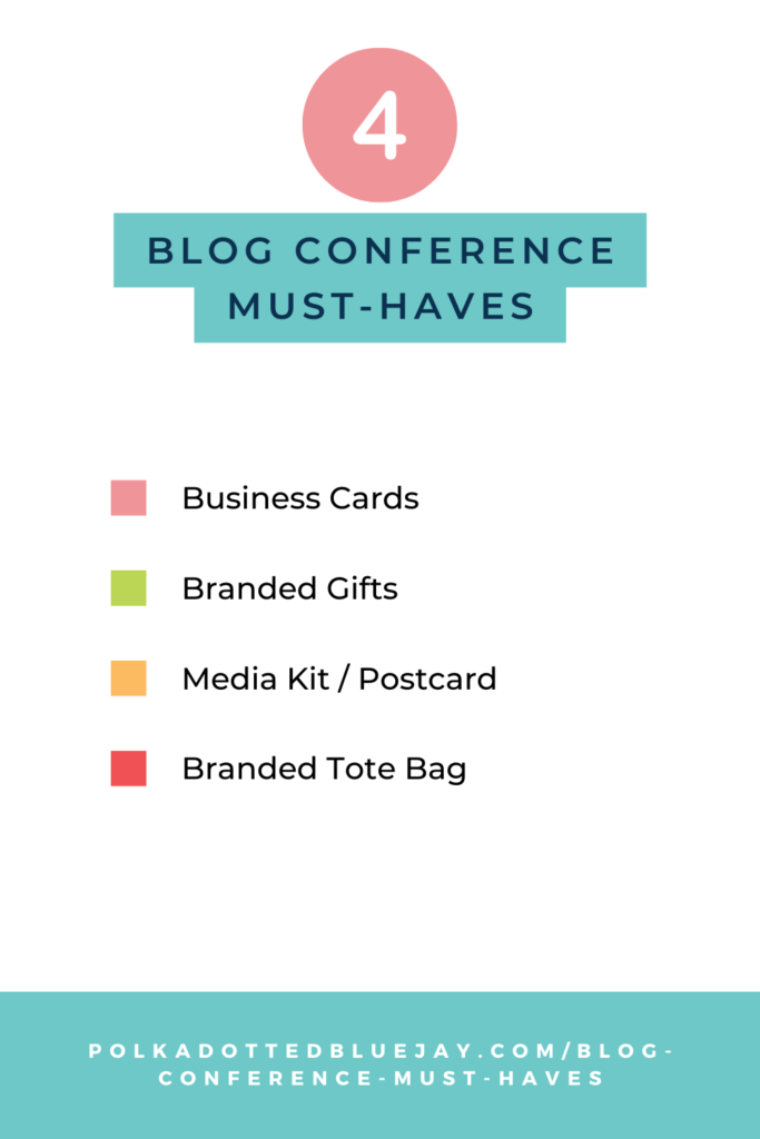 4 blog conference must haves you need to pack for your next event.