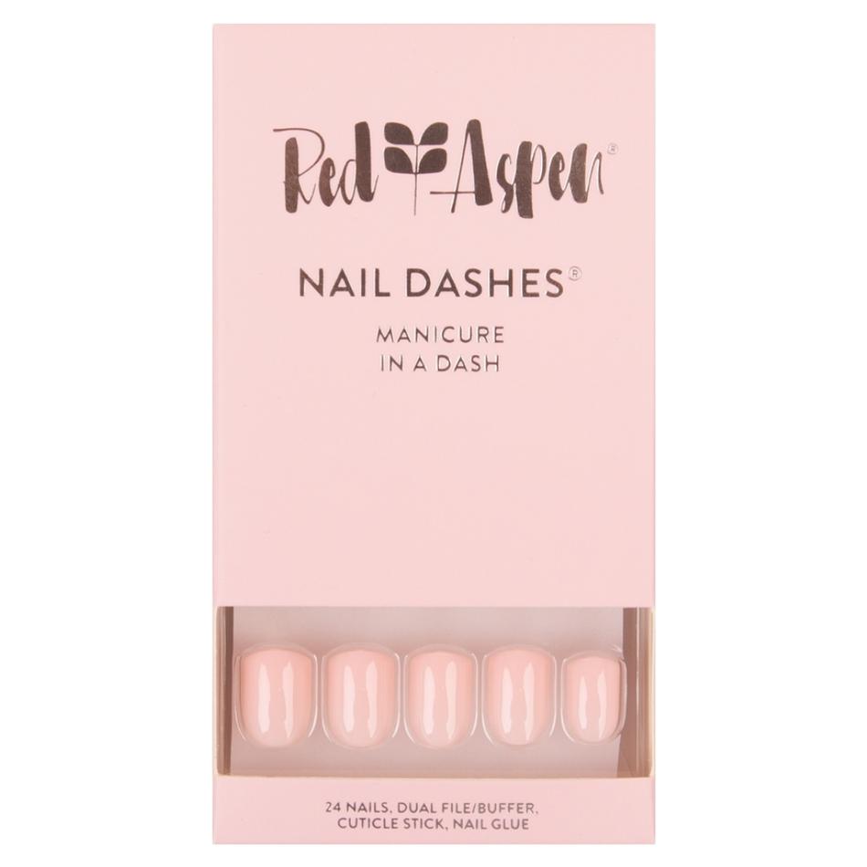 red aspen press-on nails - kathryn pink