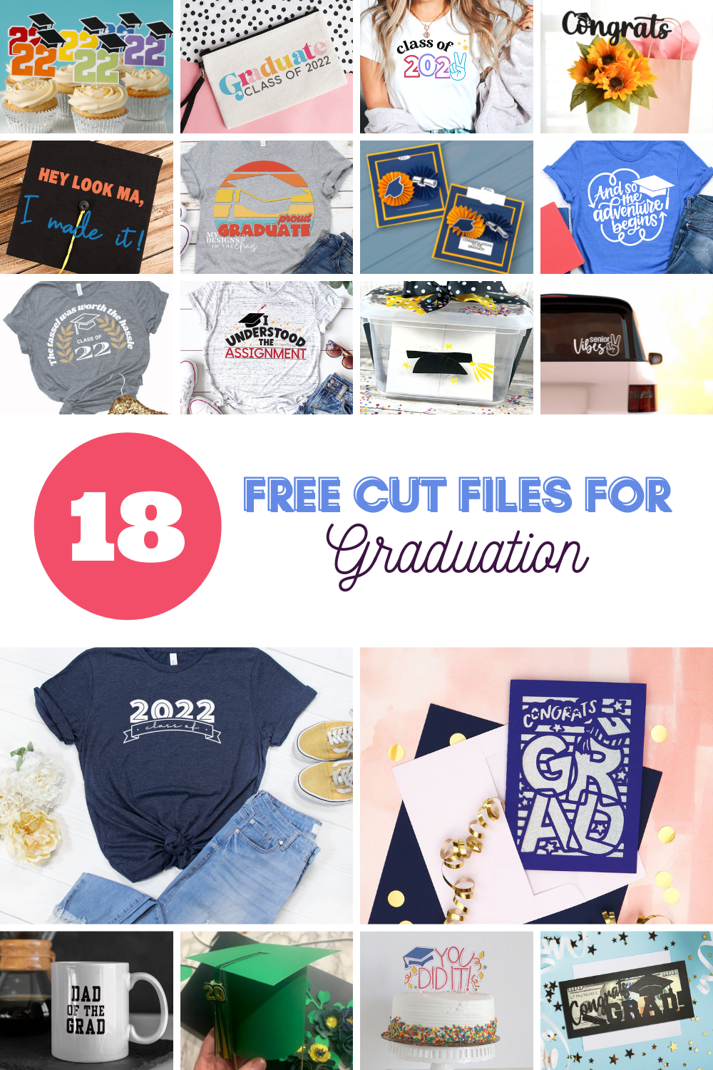 18 free Graduation Cut Files
