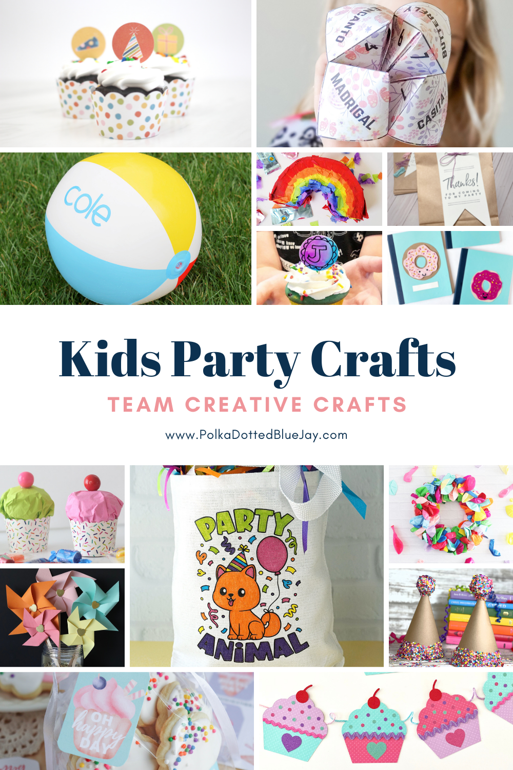 14 Kids Party Crafts - Team Creative Crafts