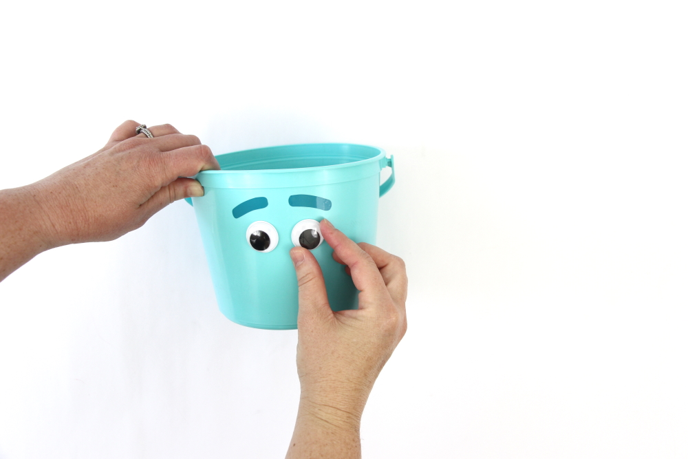 Make this James P. Sullivan Sulley Halloween Bucket to scare because you care.