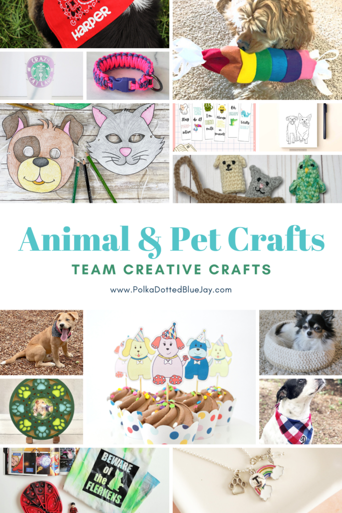 15 fun animal and pet crafts from Team Creative Crafts