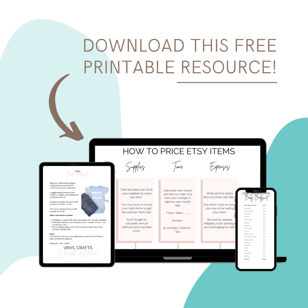 Free Etsy Pricing Guide