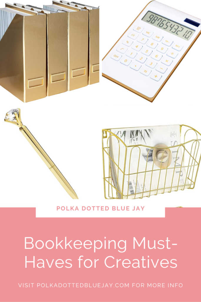 Bookkeeping Must-Haves for Creatives - Polka Dotted Blue Jay