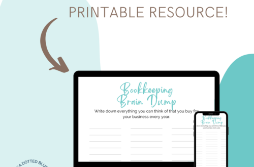 Bookkeeping Brain Dump for Small Business Bookkeeping