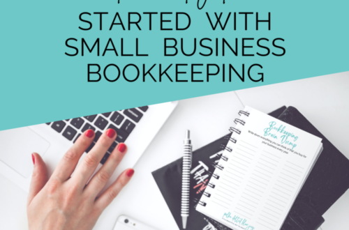 How I got started with small business bookkeeping