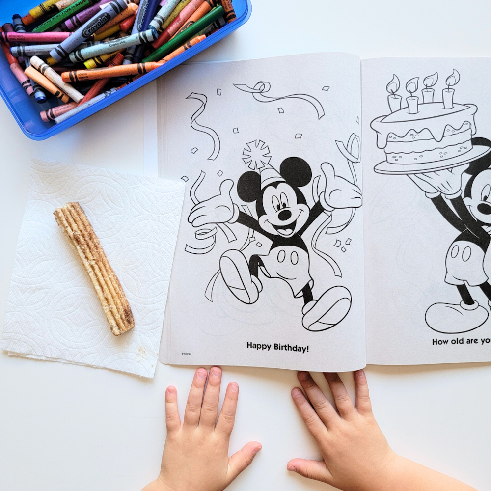 Disney Day at Home Activities and Fun Coloring Pages and Disney Treats