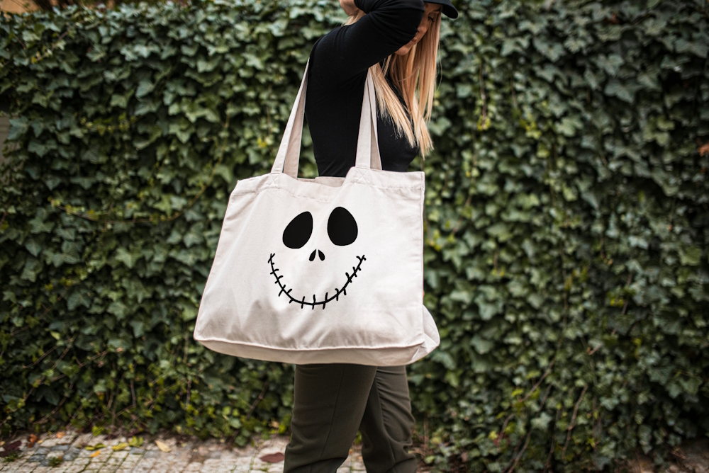 jack skellington tote bag