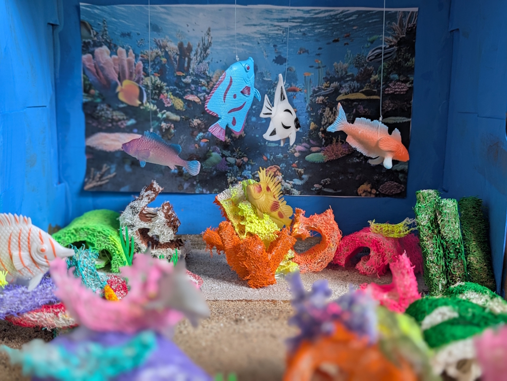 DIY Coral Reef Diorama Project